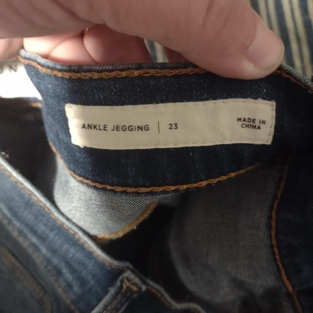 Womens jeans Pacsun jeans ankle Jegging size 23 stretch EUC denim taco
